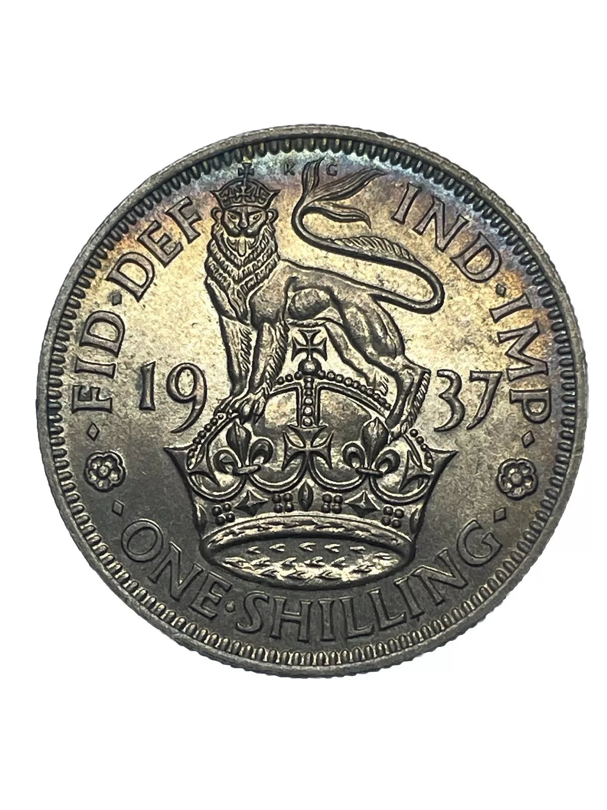 1937 KING GEORGE VI ine shilling