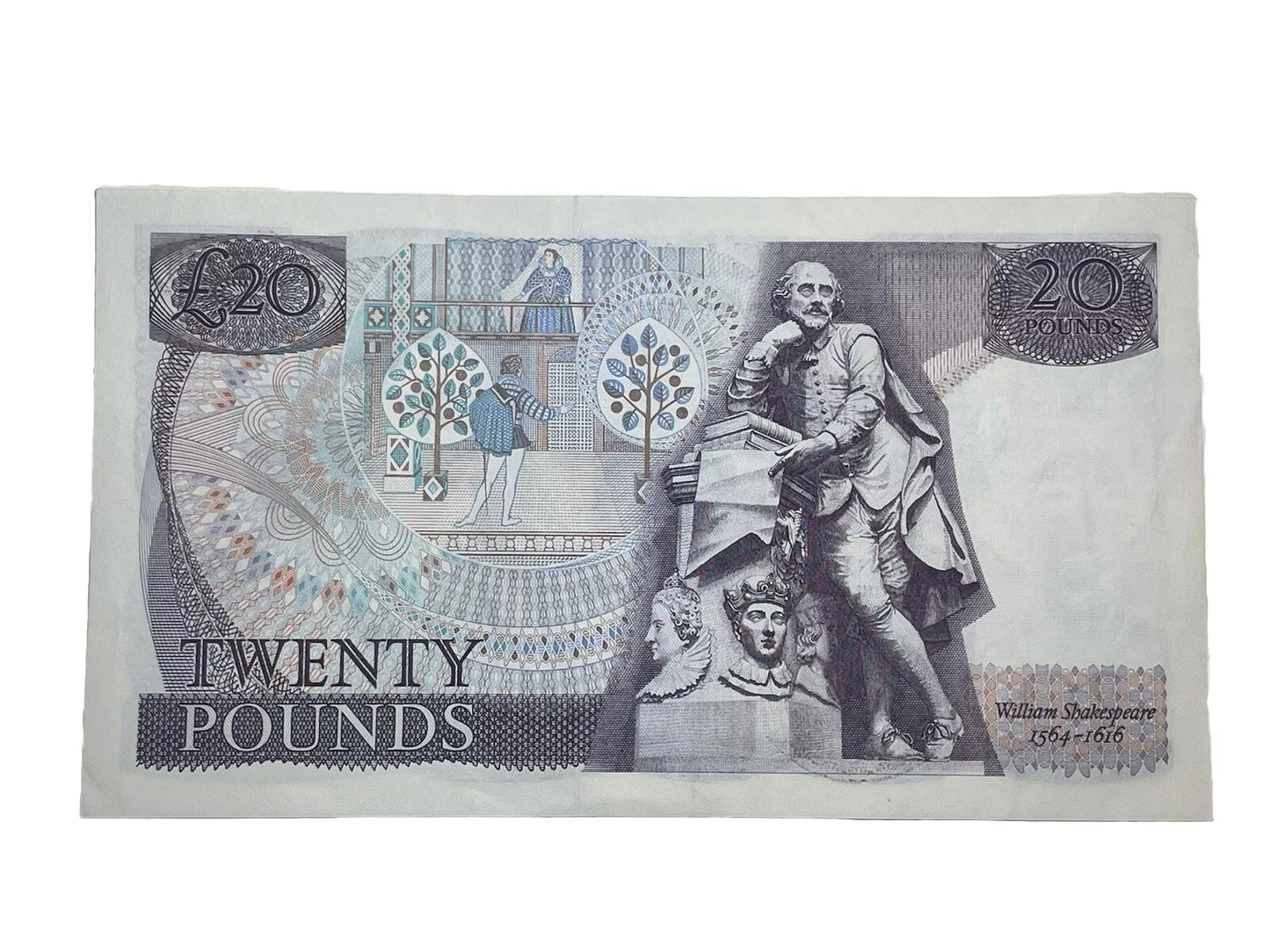 Bank Of. England Series D Twenty Pounds Banknote D H F somerset
