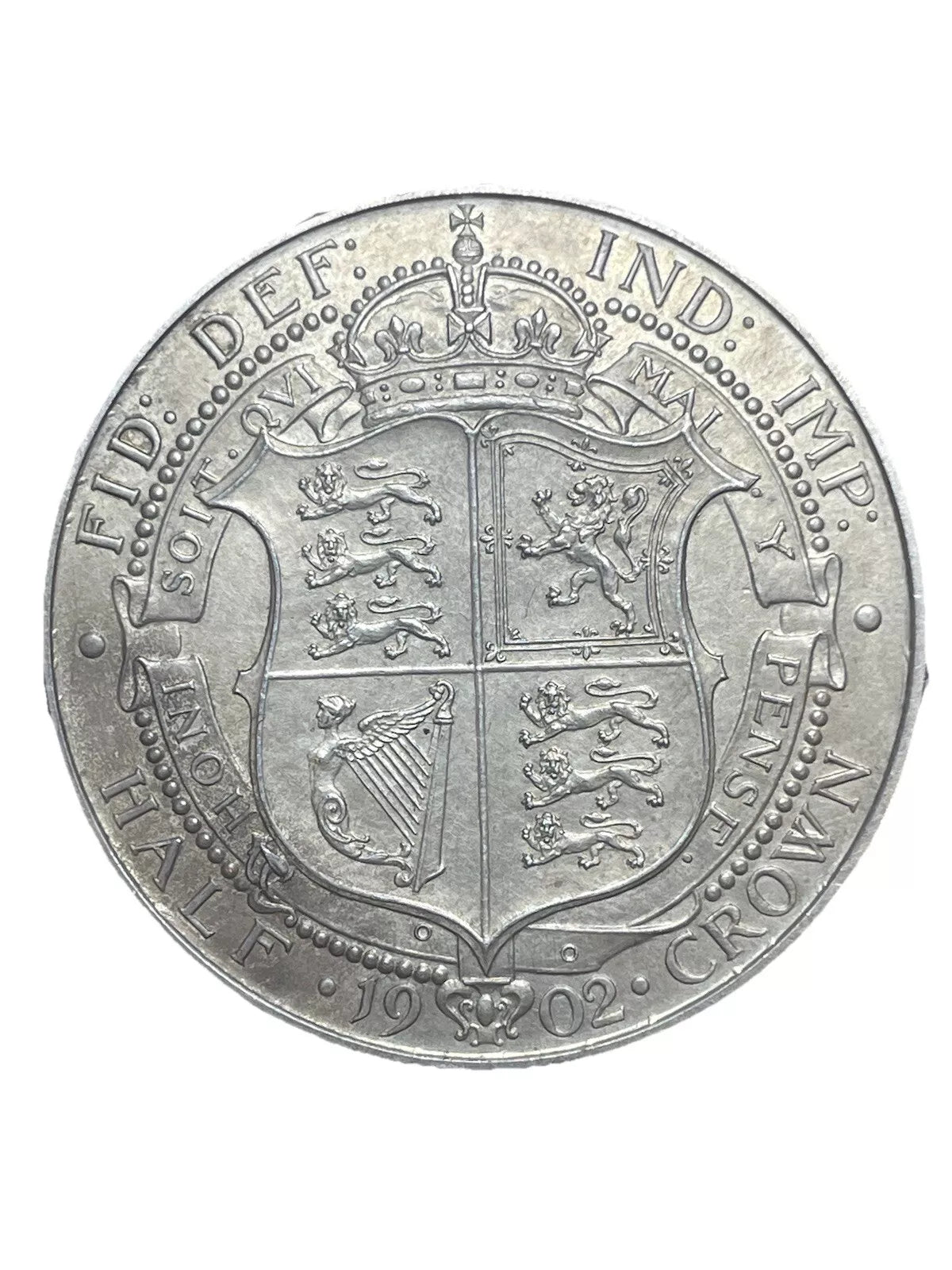 1902 Edward vii halfcrown scarce