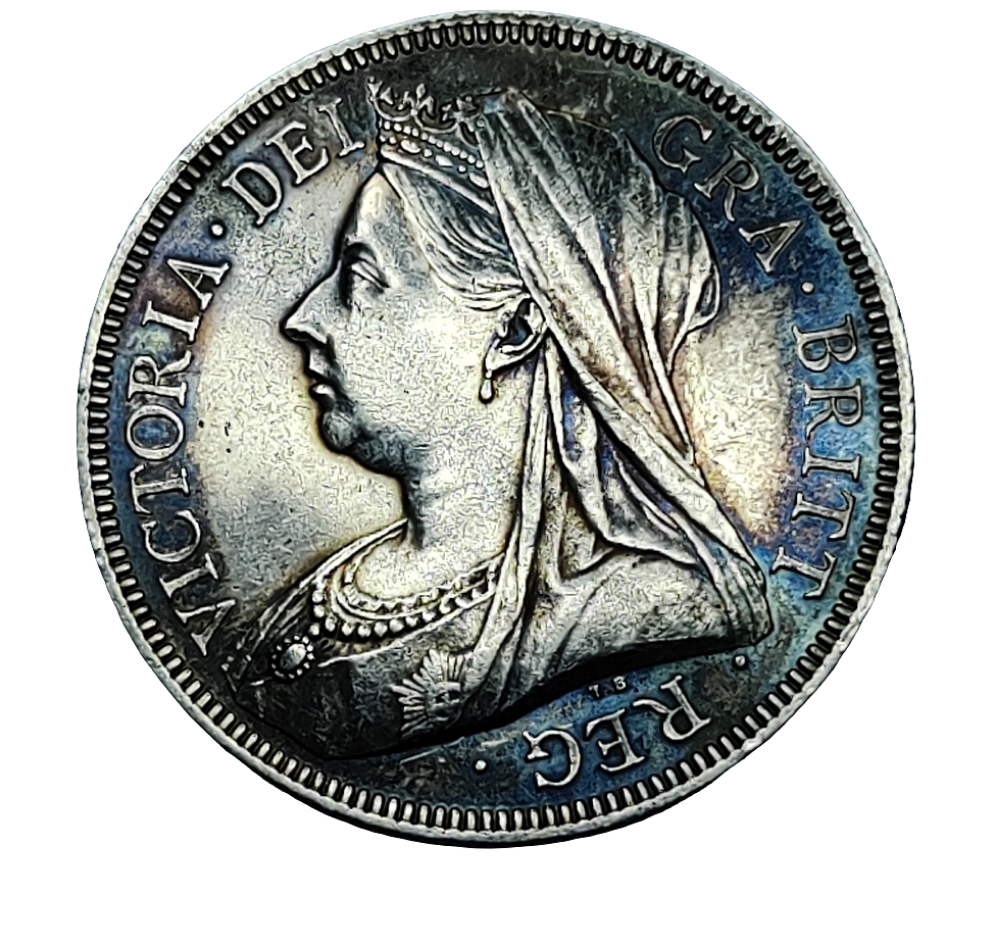 1893 Victoria halfcrown