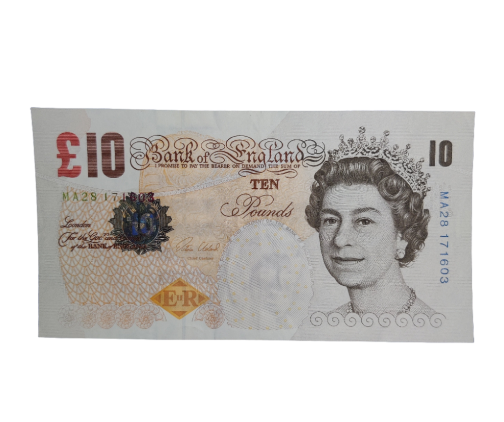 Bank Of England Series E Ten Pounds Banknote Victoria Cleveland