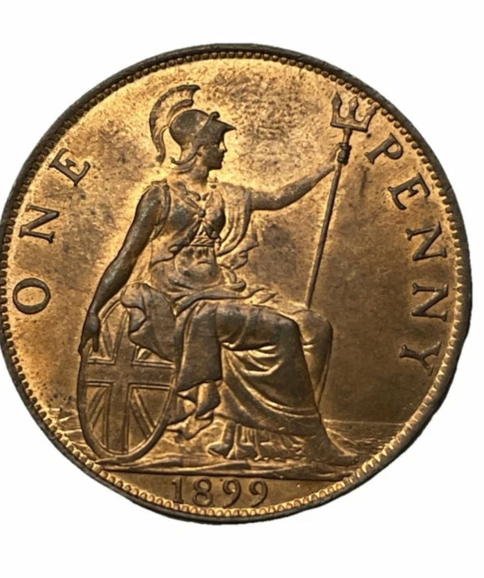 1899 Victoria one Penny