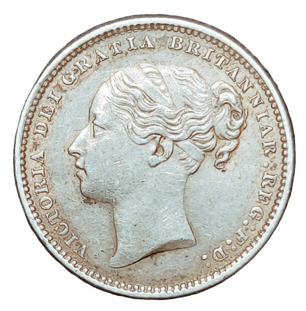 1885 Victoria one shilling