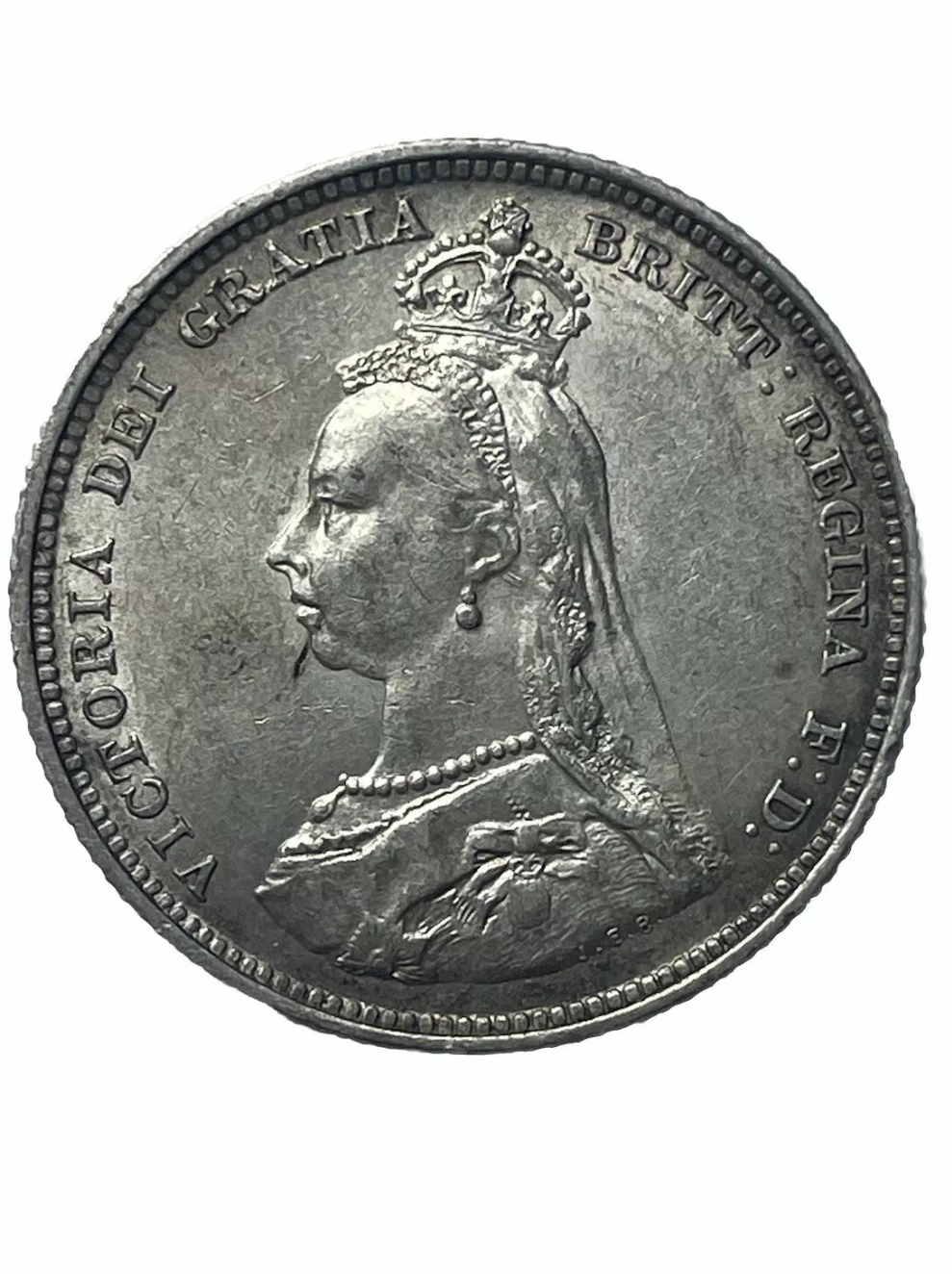1887 Victoria one shilling