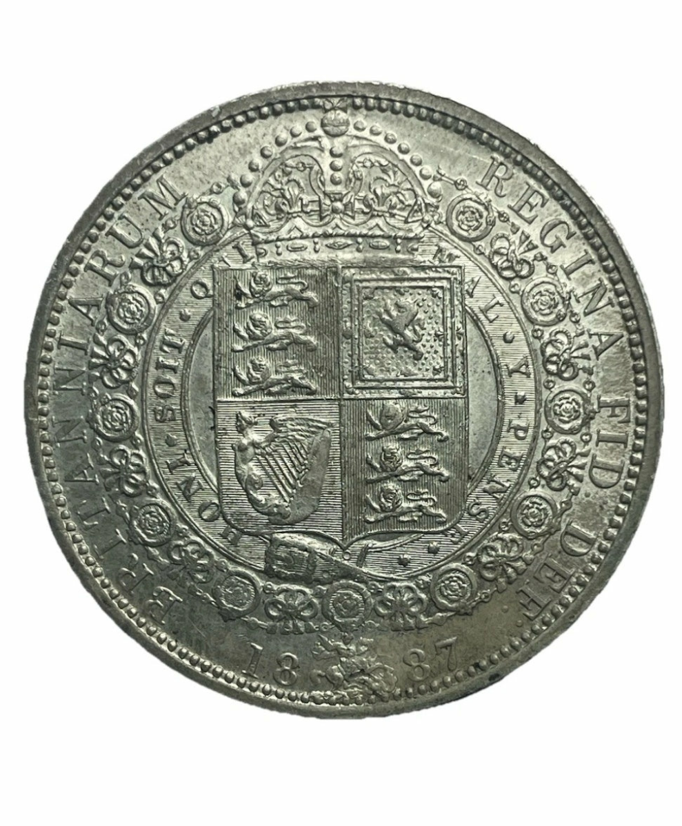 1887 Queen Victoria Jubilee Half Crown