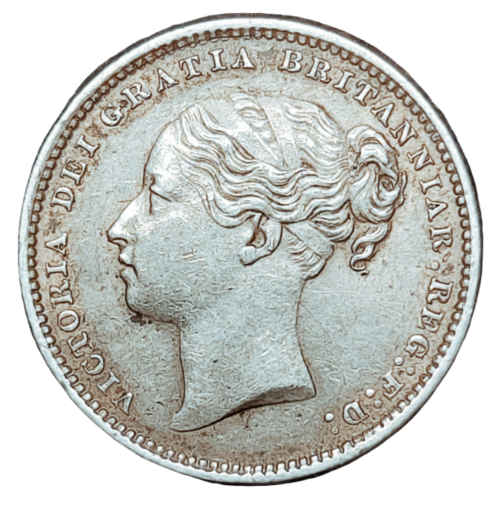 1885 Victoria one shilling