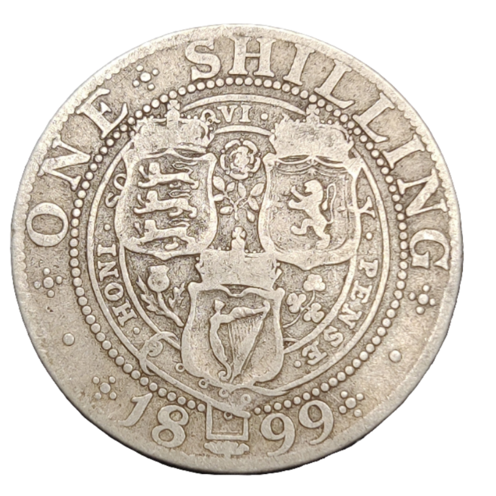1899 Victoria one shilling