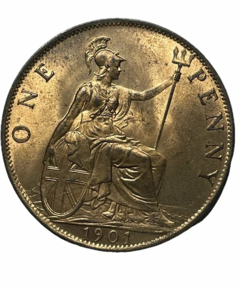 1901 Victoria one Penny