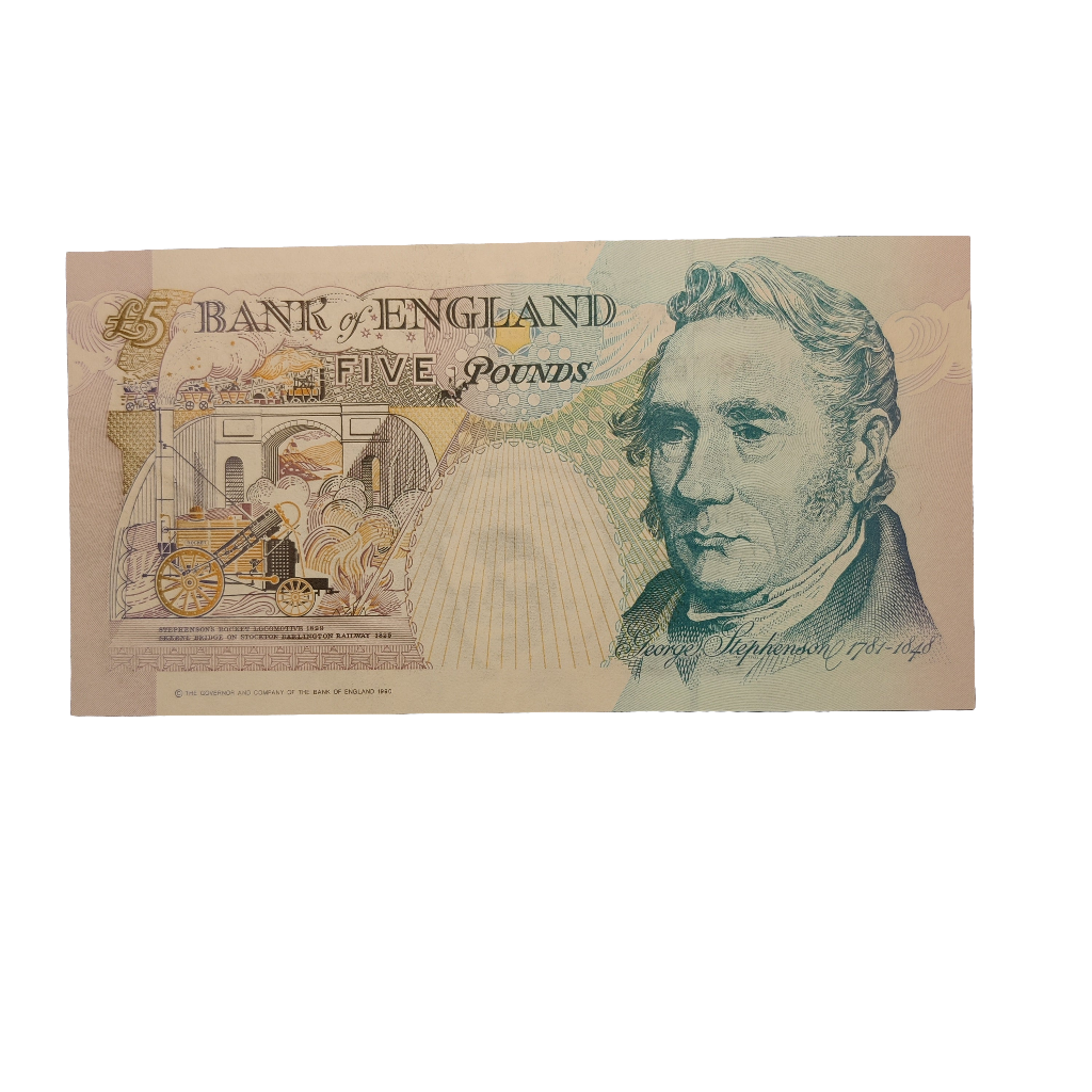 Bank of England Series E five pounds Banknote Merlyn Lowther