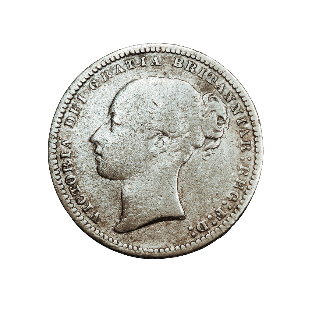 1873 Victoria one shilling