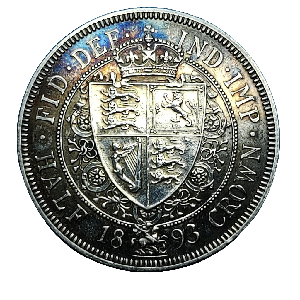 1893 Victoria halfcrown