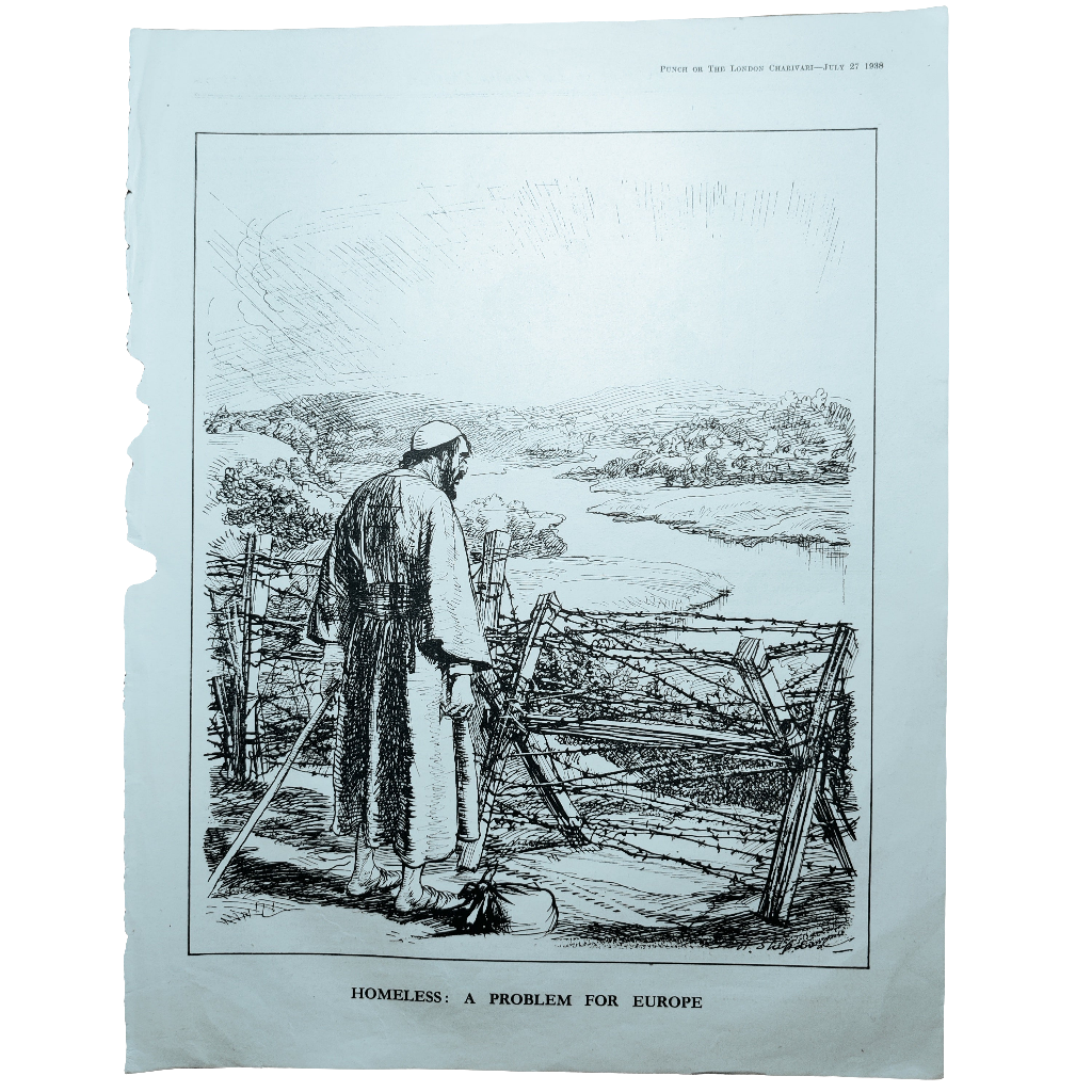 Punch homeless a problem in Europe 1938