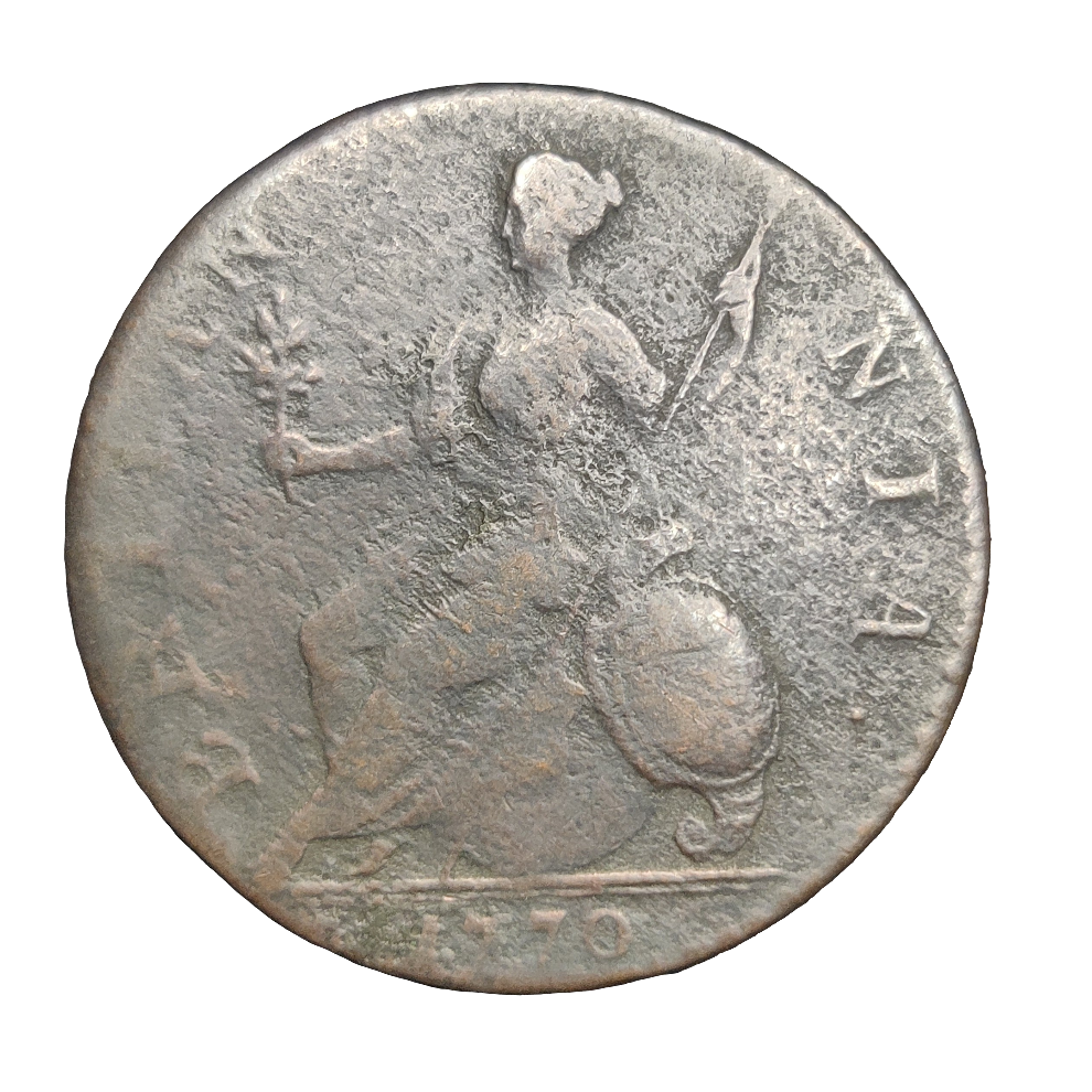 1770 George III halfpenny