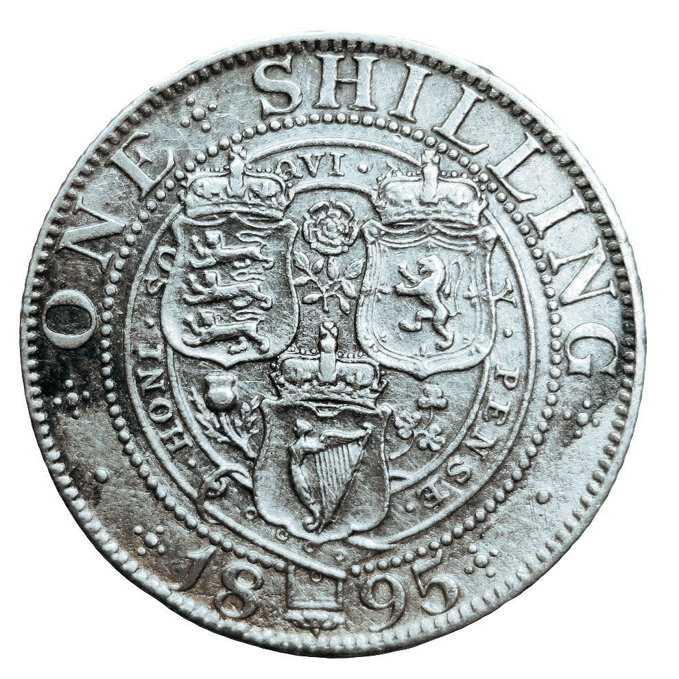 1895 Victoria one shilling