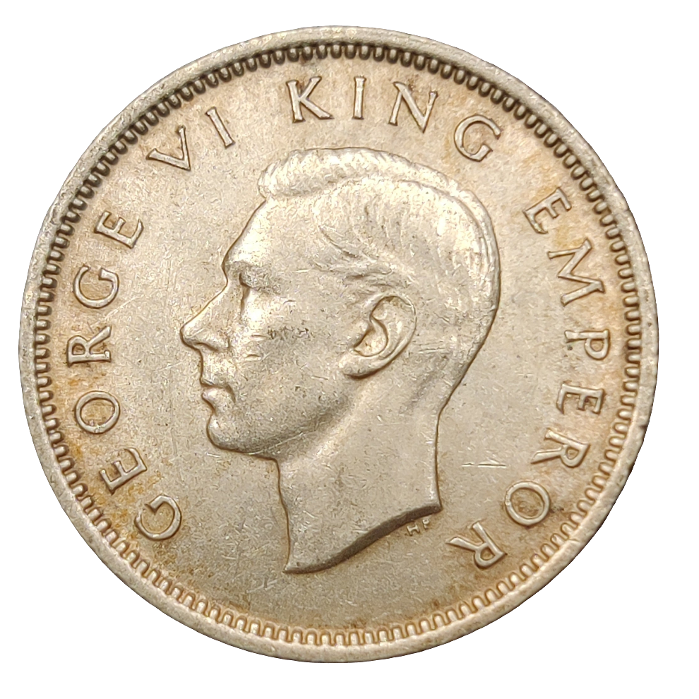 1943 New Zealand sixpence