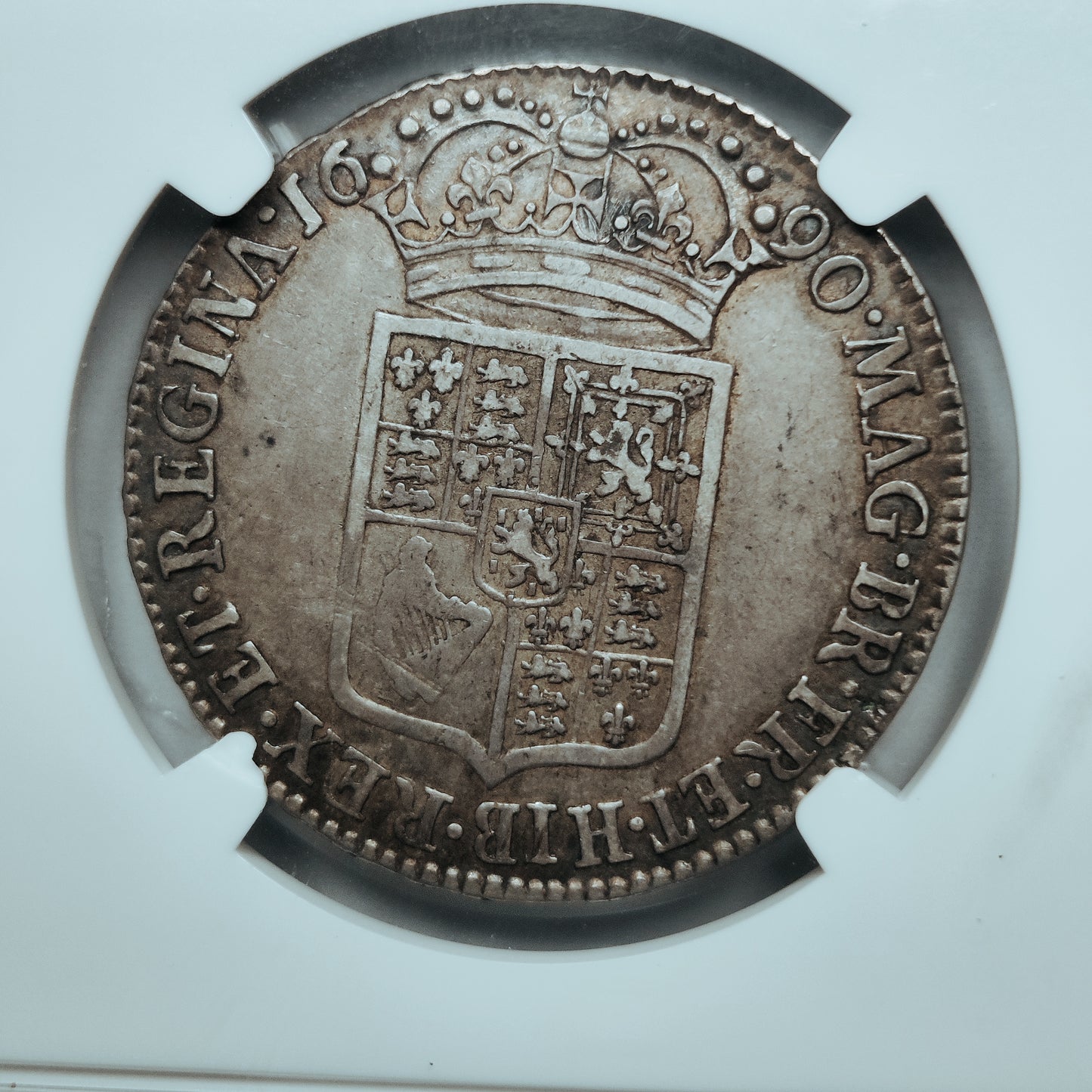 1690 William and Mary halfcrown