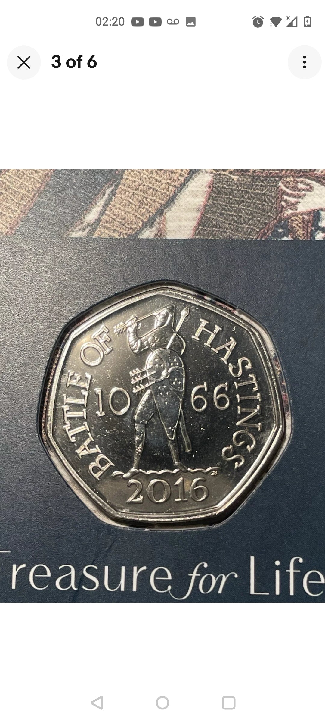 Battle of Hastings 1066 950th Anniversary 50p 2016 Royal Mint Set