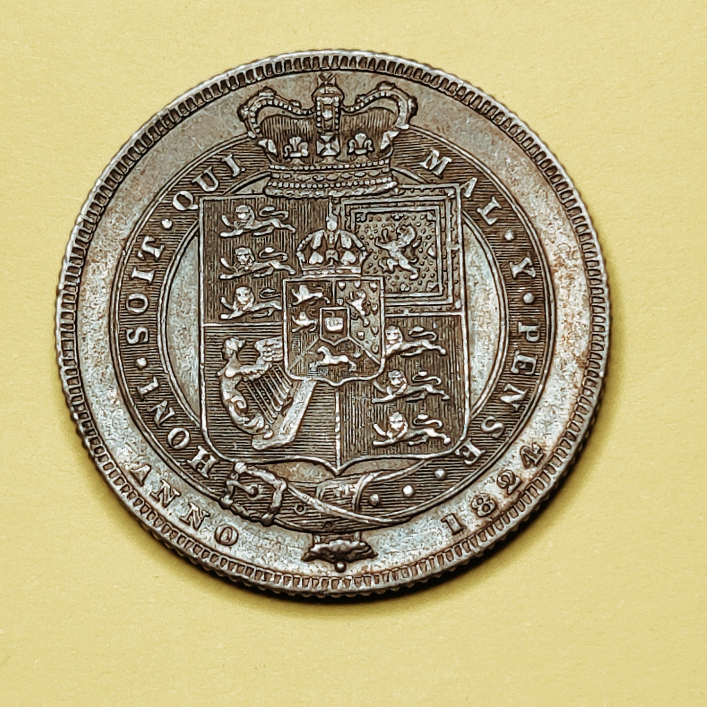1824 George IV shilling