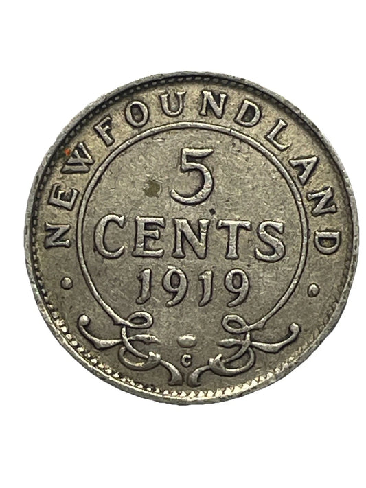 1919 C  George v Canada Newfoundland 5 cents
