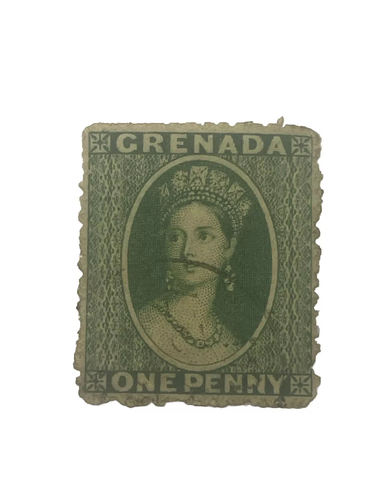 STAMPS GRENADA Queen Victoria penny stamp