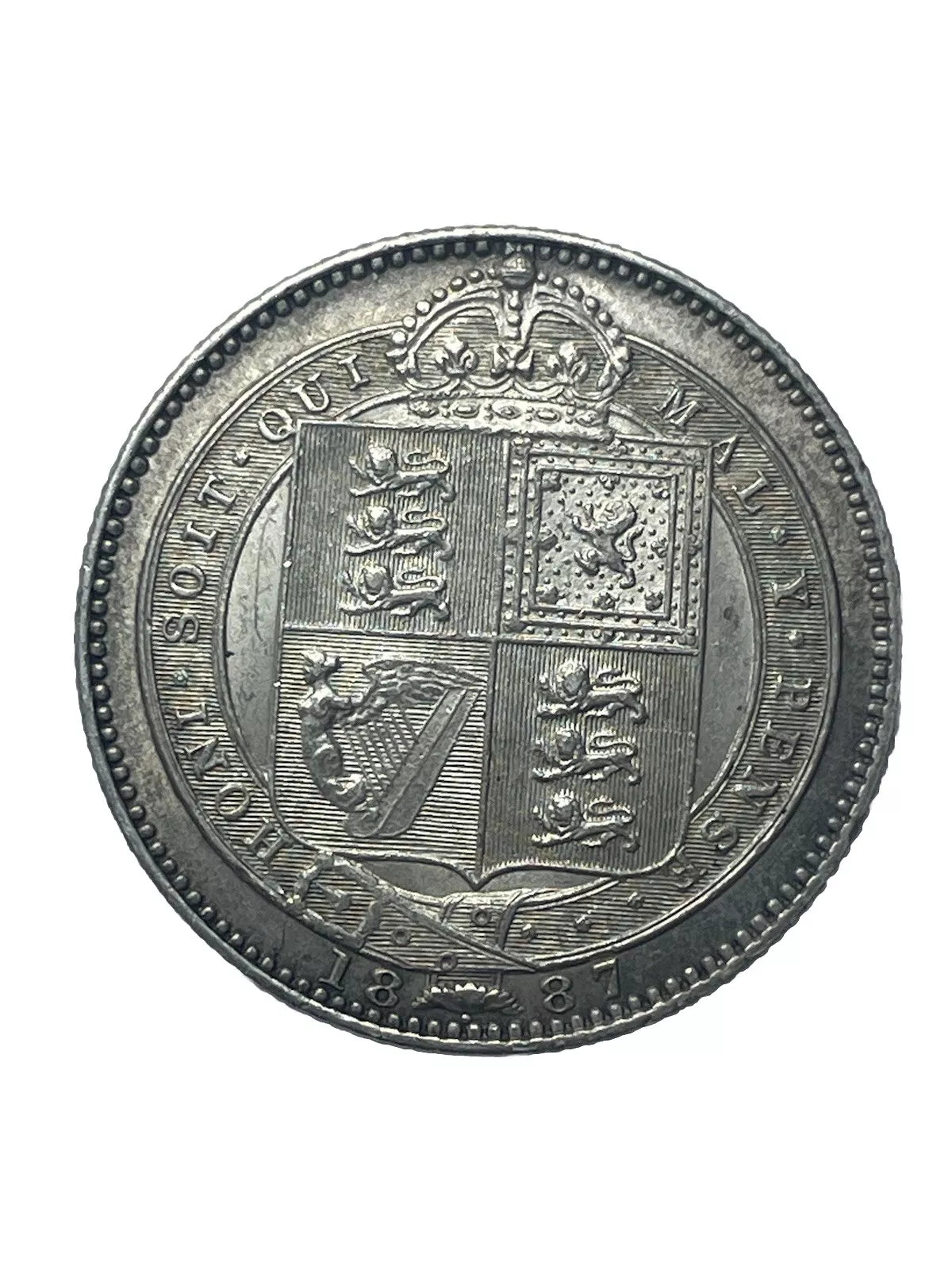 1887 Victoria one shilling