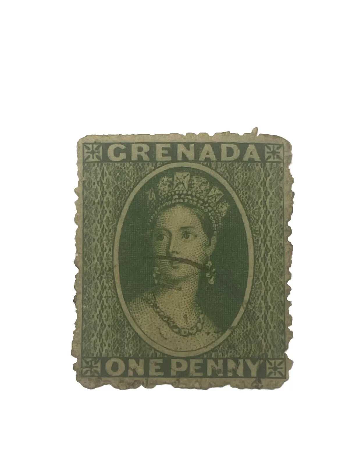 STAMPS GRENADA Queen Victoria penny stamp