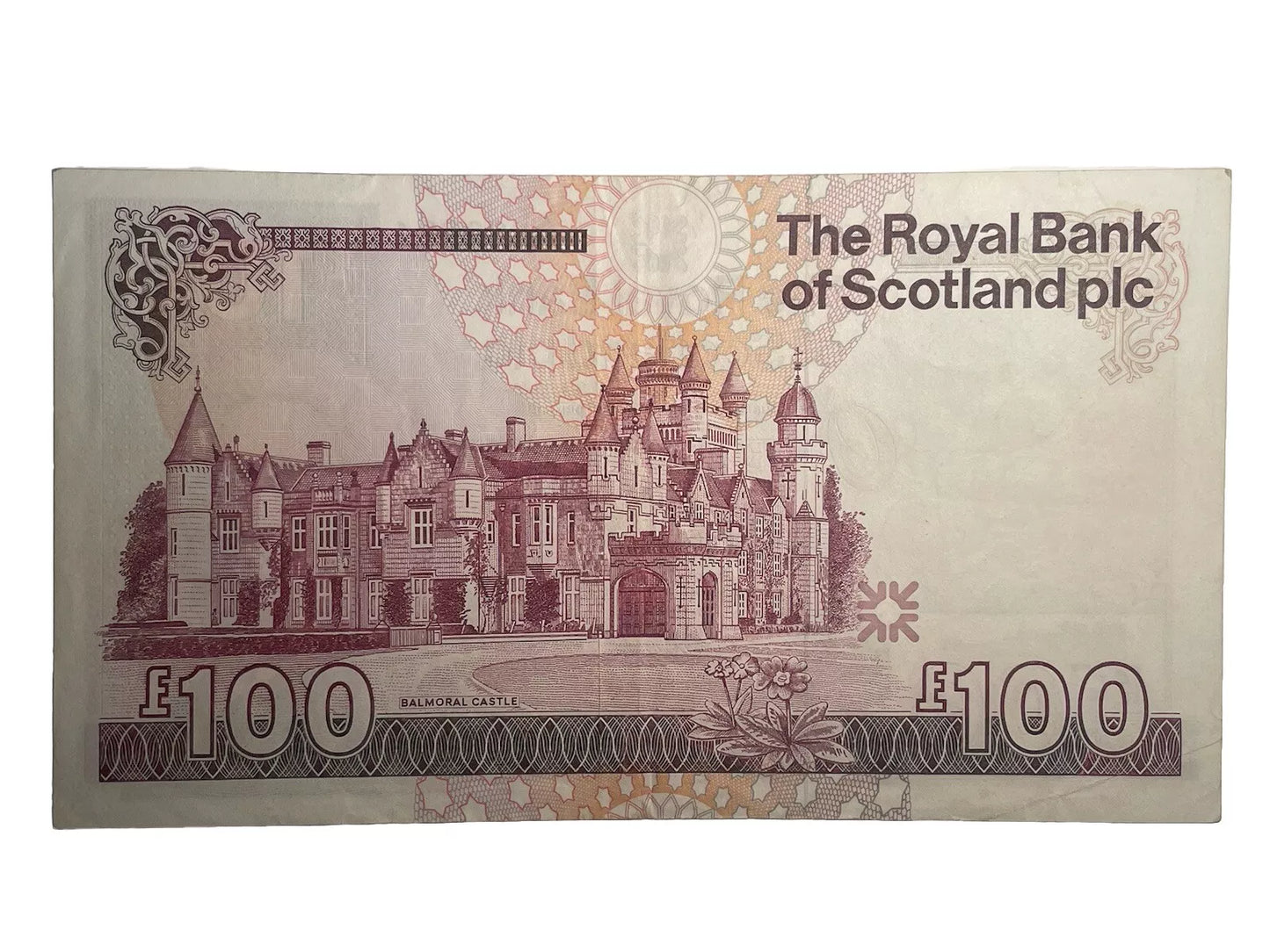 ROYAL BANK Of Scotland One Hundred Pounds Banknote