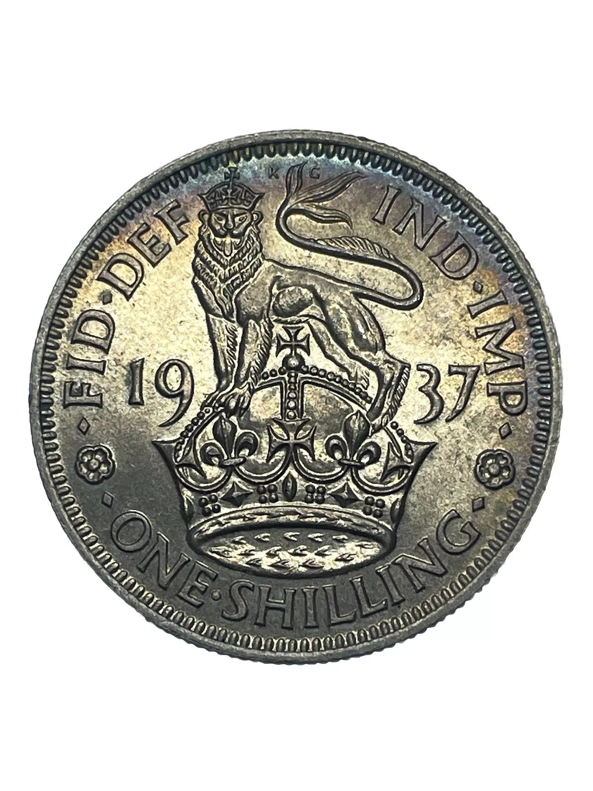 1937 KING GEORGE VI ine shilling