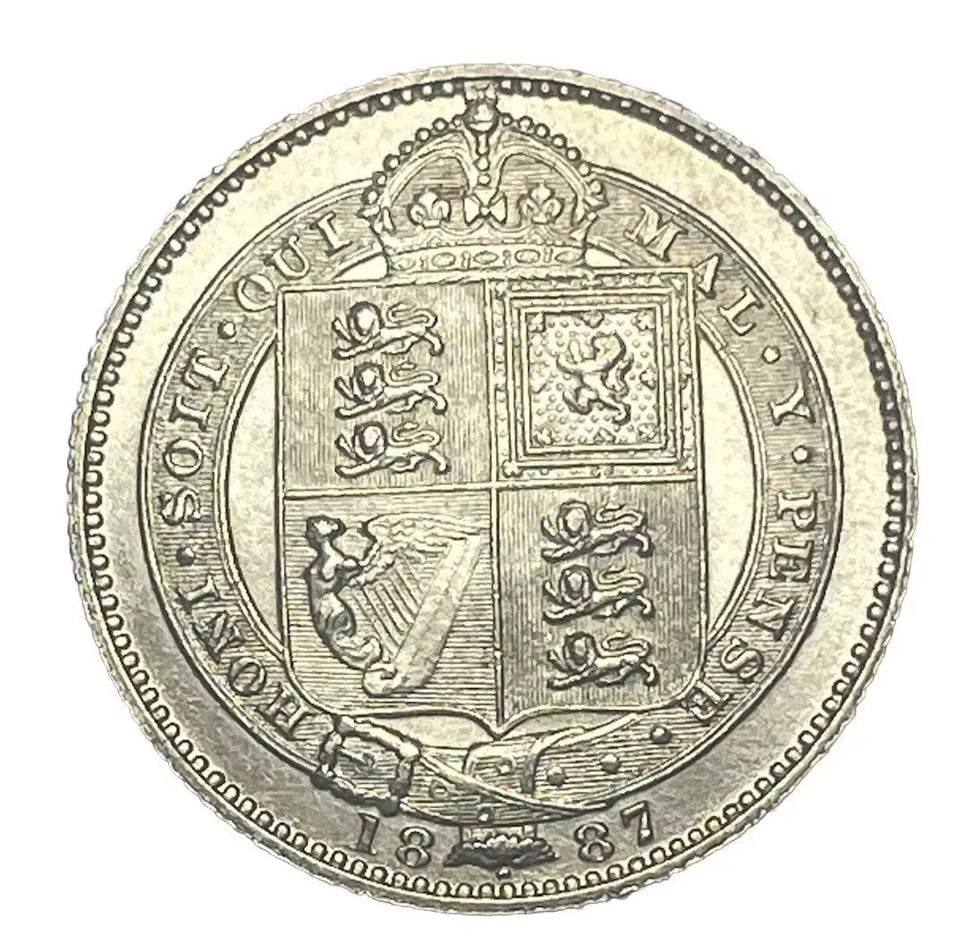 1887 Victoria one shilling