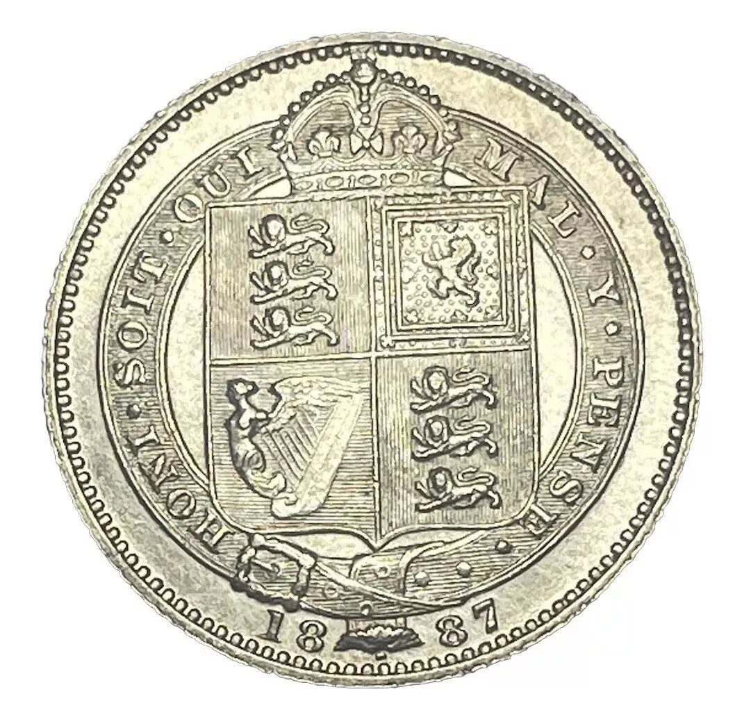 1887 Victoria one shilling