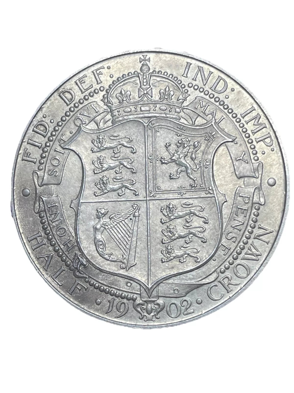 1902 Edward vii halfcrown scarce