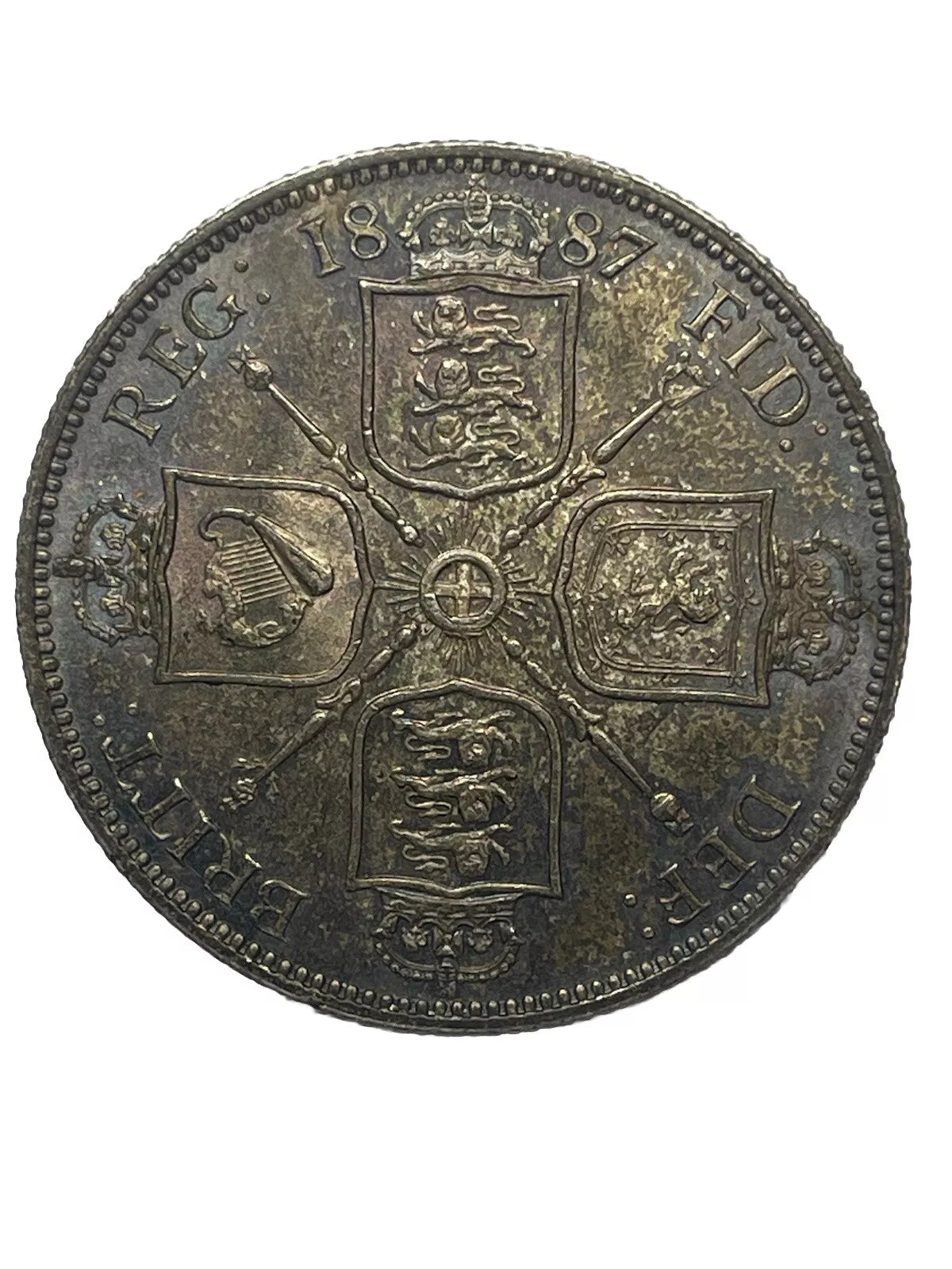 1887 Victoria Florin Proof