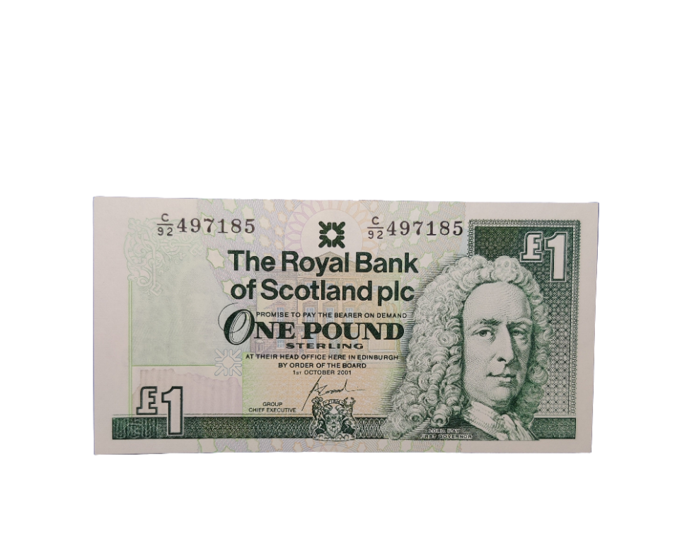 The Royal Bank of Scotland PLC One Pounds Banknote