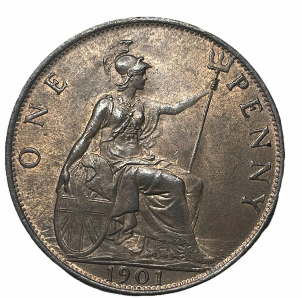 1901 Victoria one Penny