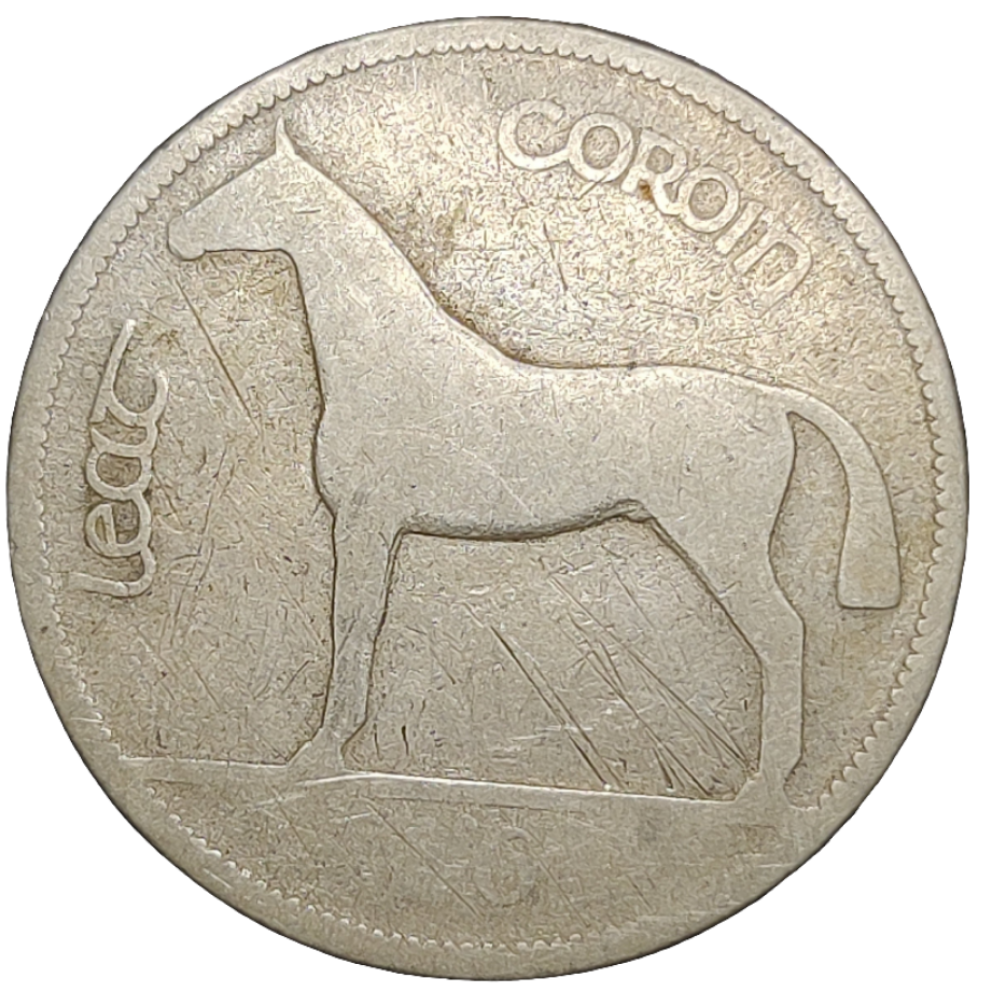 1928 Irish half crown