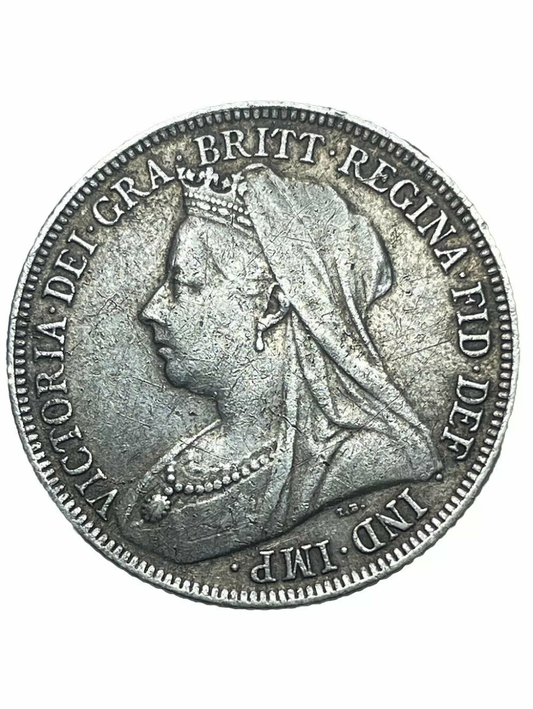 1896 Victoria one shilling