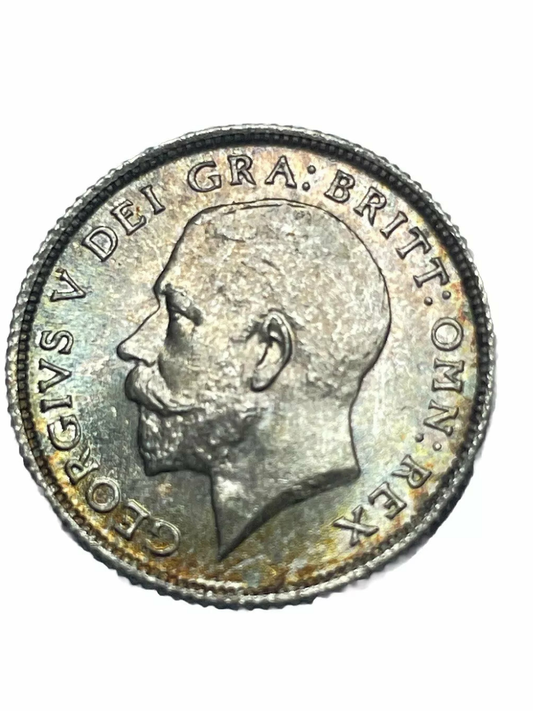 1924 George v sixpence
