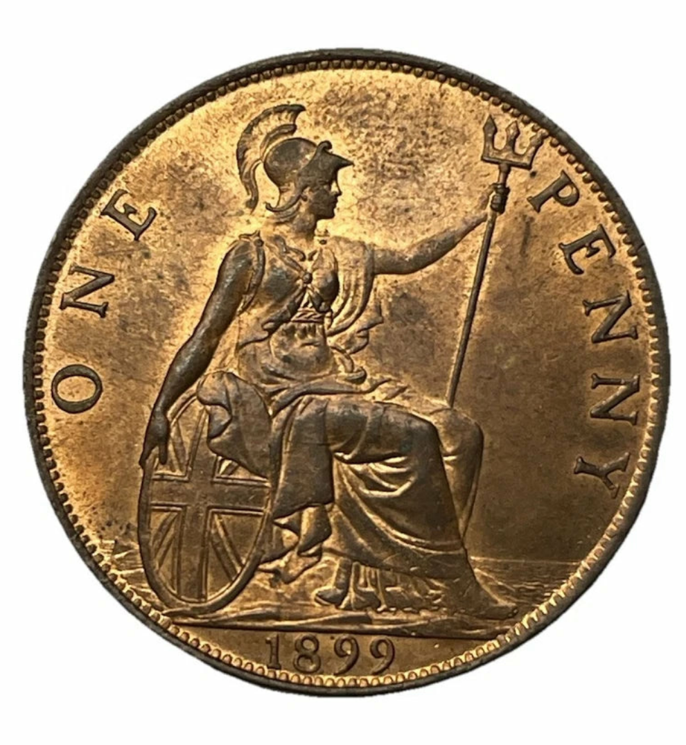 1899 Victoria one Penny