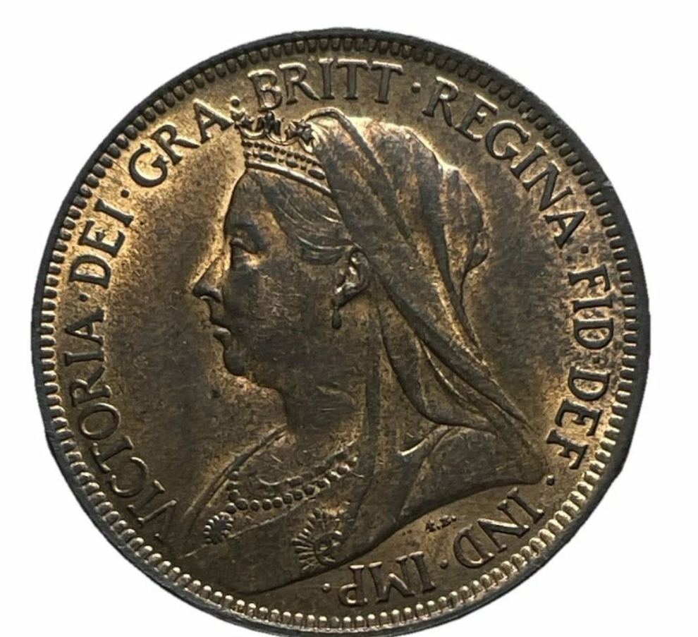 1901 Victoria Half Penny