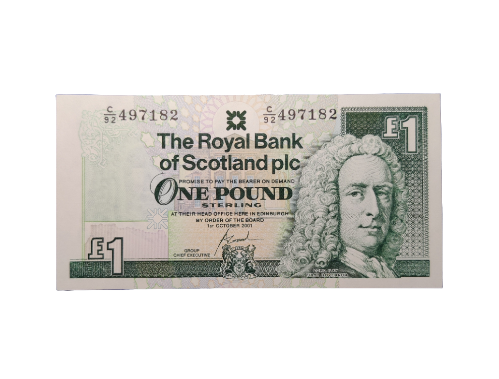 The Royal Bank of Scotland PLC One Pounds Banknote