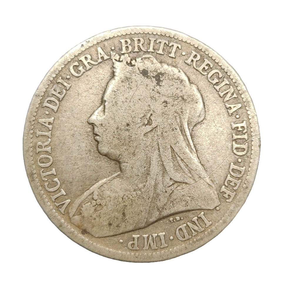 1899 Victoria one shilling