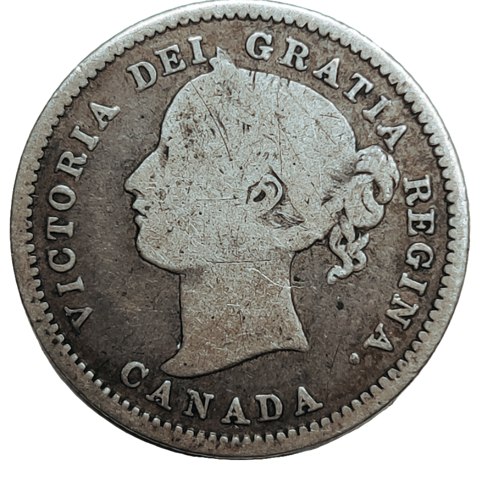 1871  Victoria 10 cents