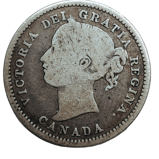 1871  Victoria 10 cents