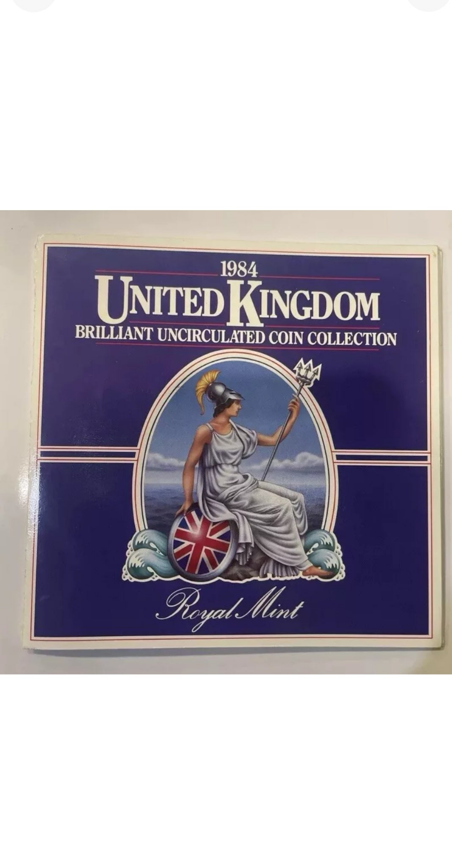 1984 United Kingdom Brilliant Uncirculated Coin Collection 8 Coin BU Mint Set