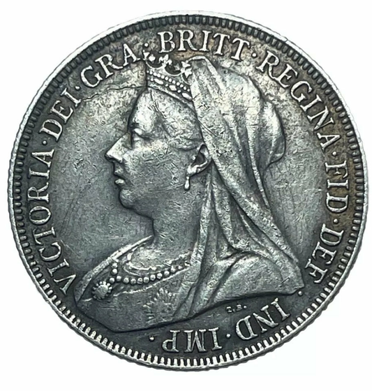 1898  Victoria one shilling