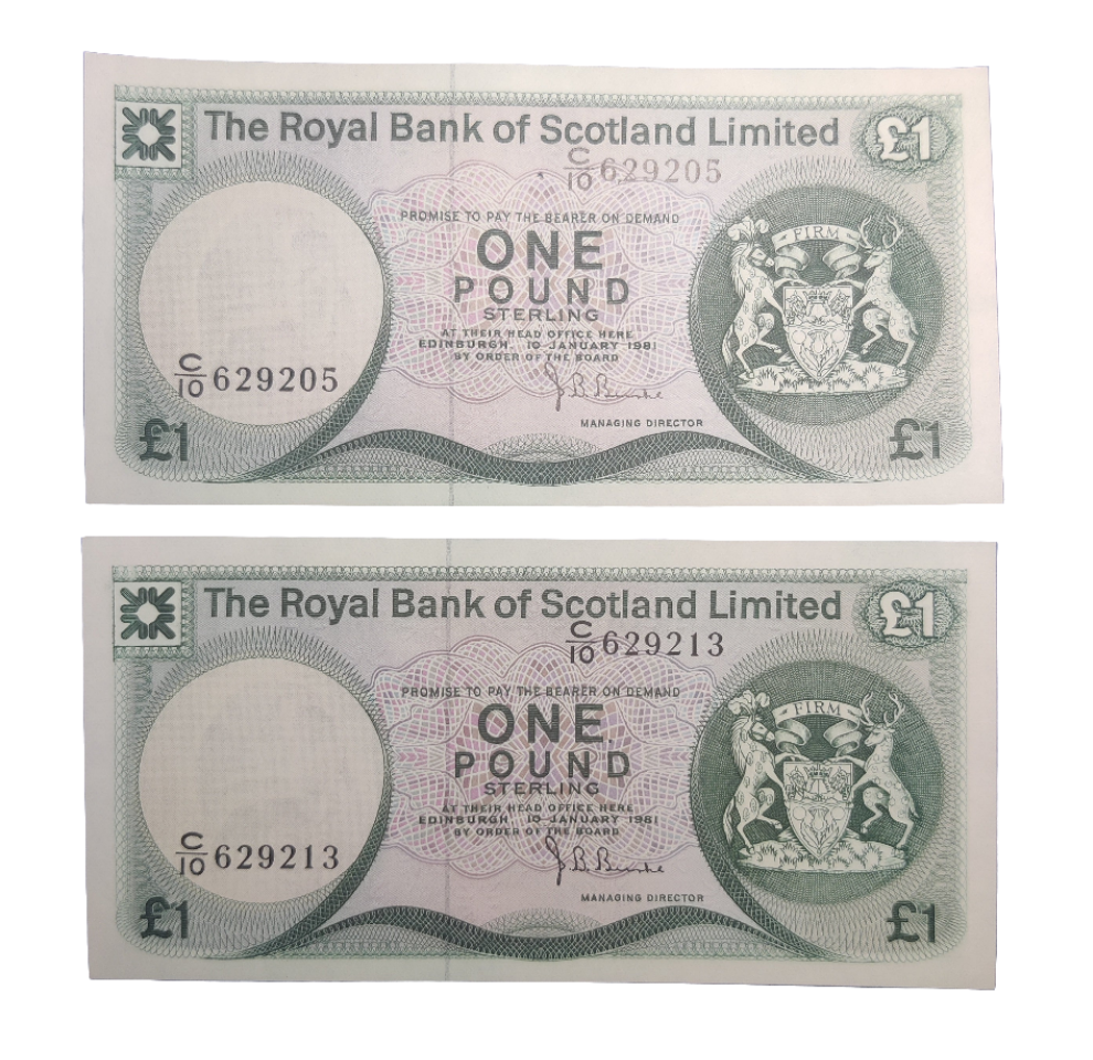 The Royal Bank of Scotland Limited one pounds