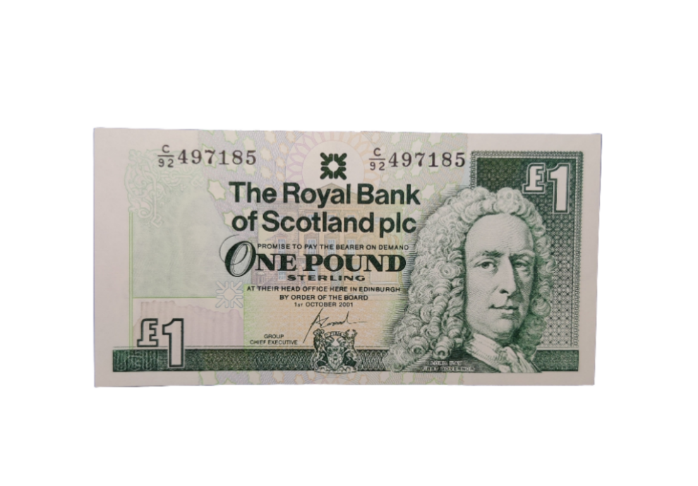 The Royal Bank of Scotland PLC One Pounds Banknote