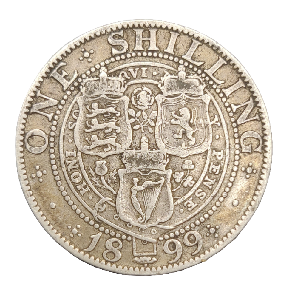 1899 Victoria one shilling