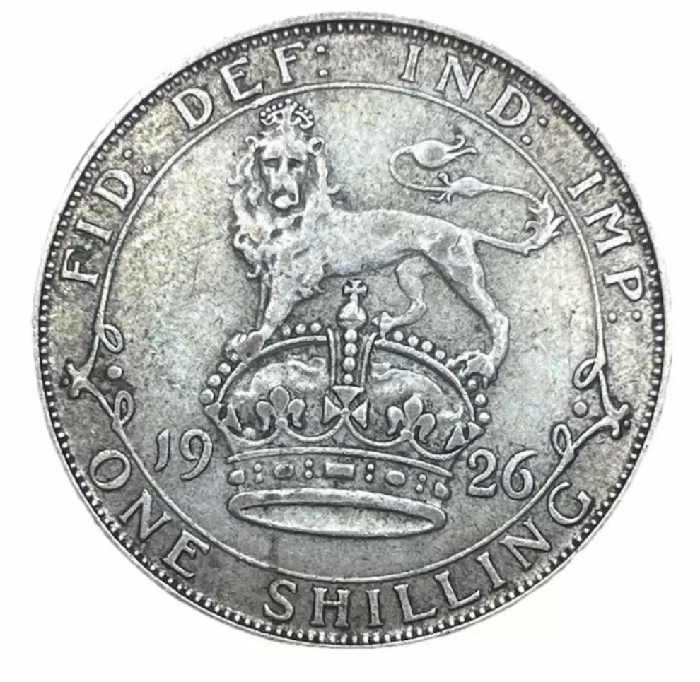 1926 British George V  Shilling