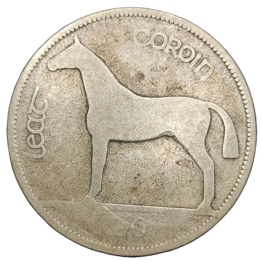 1928 Irish half crown